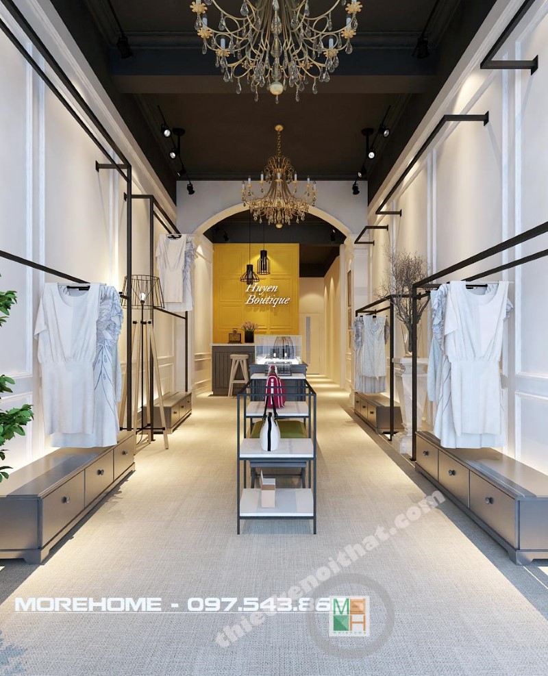 Thiết kế cửa hàng thời trang tại Hàng Bông